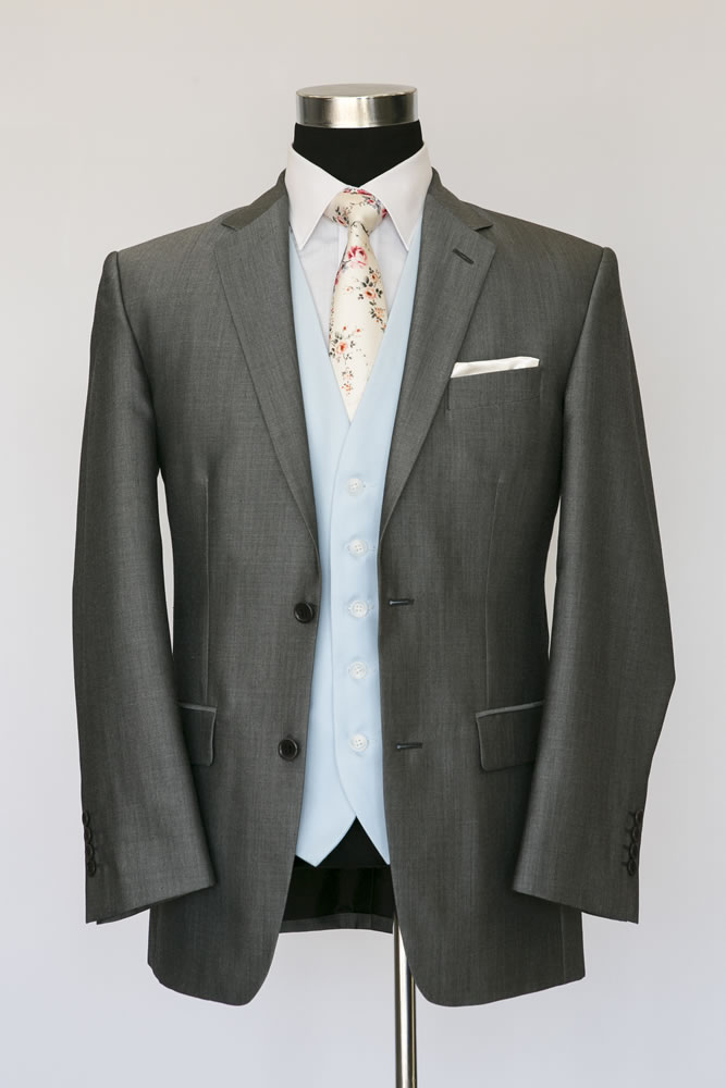 Silver Mohair Lounge Suit 2