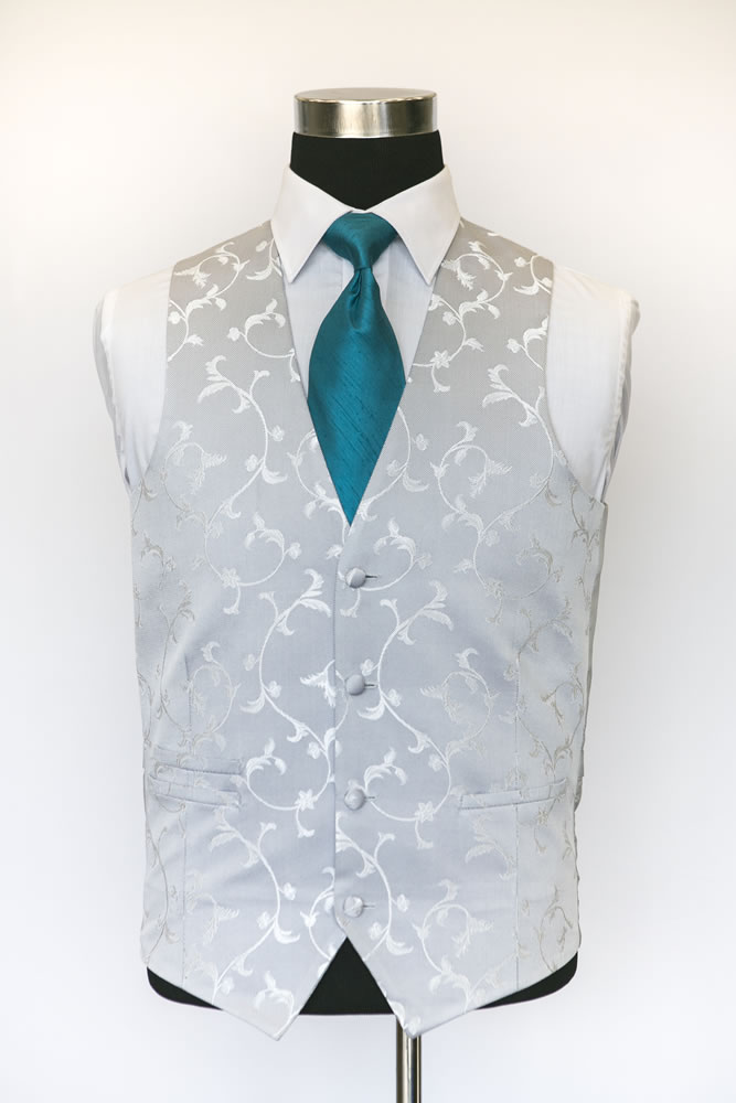 Single Breasted Grey Sinartra Waistcoat