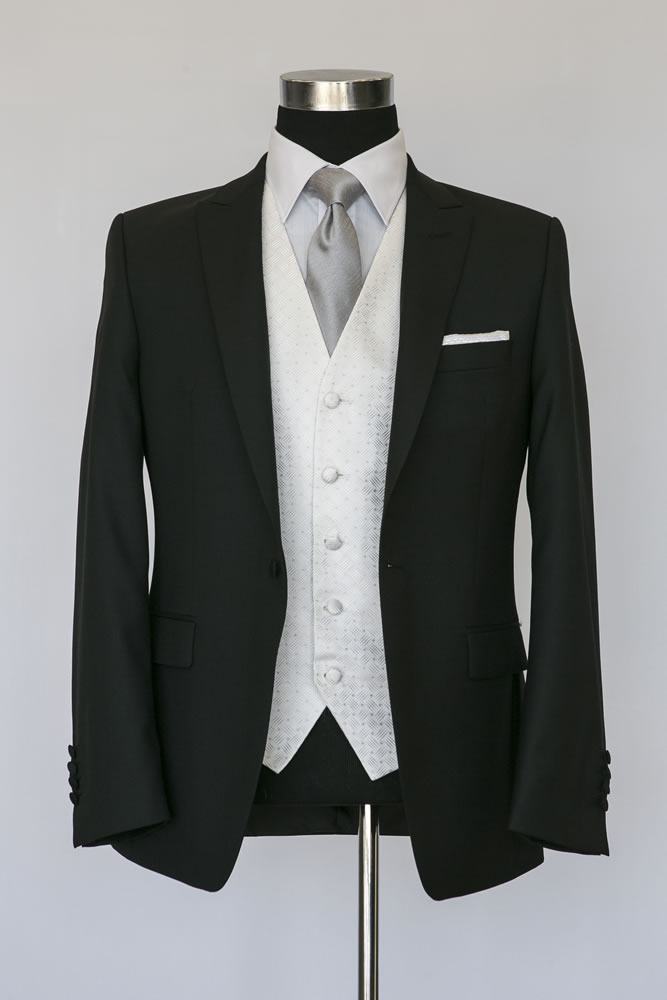 Slim Black Lounge Suit 1