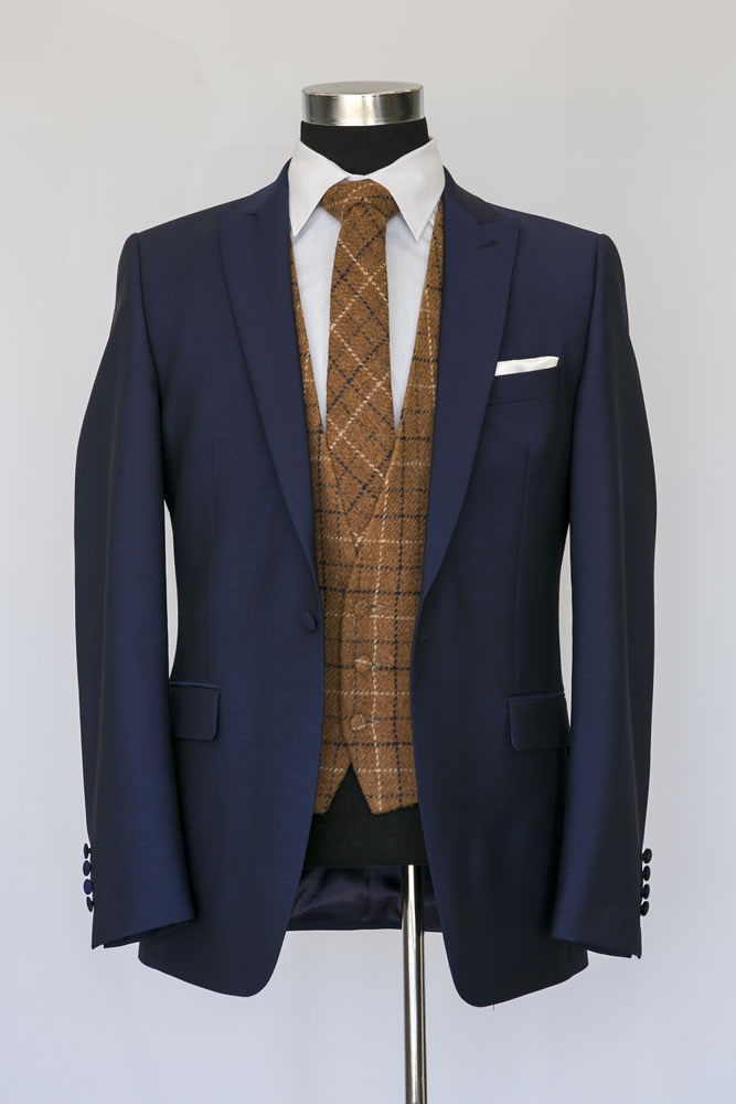 Slim Navy Lounge Suit