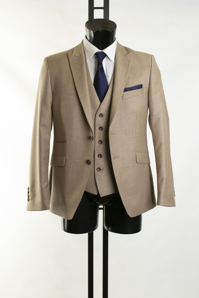 Fawn Lambs Wool Suit