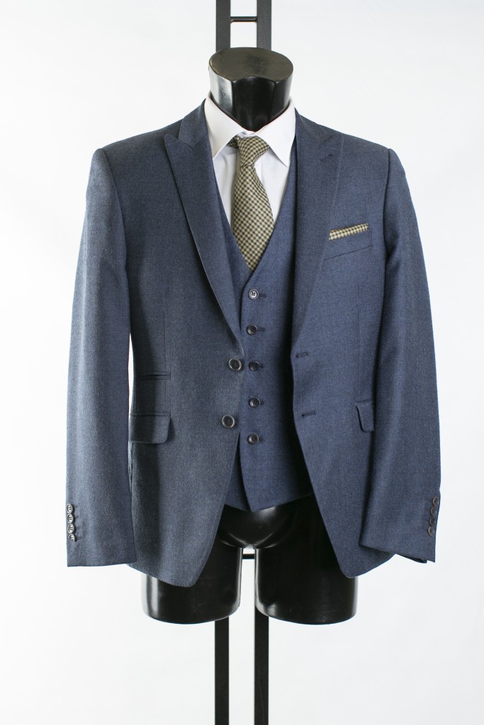 Lambs Wool Blue Suit