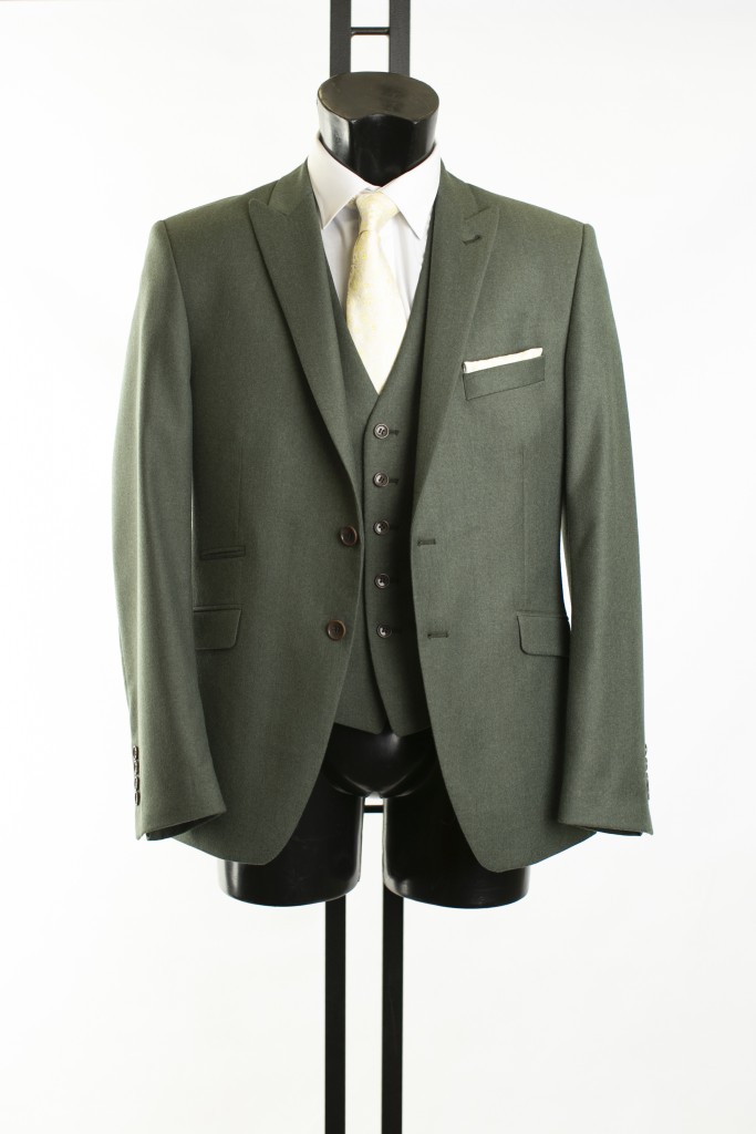 Lambs Wool Green Suit